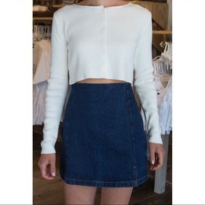 Brandy Melville Athelia Knit Top NWOT